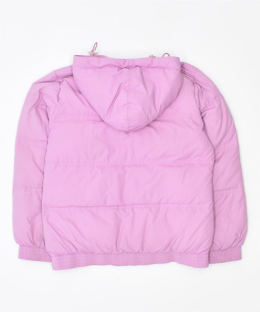 CHAMPION Girls Hooded Padded Jacket 11-12 Years Large Pink Polyester | Vintage | Thrift | Second-Hand | Used Clothing | Messina Hembry 