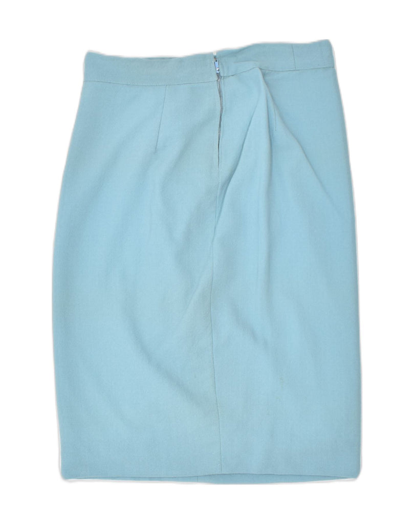 VINTAGE Womens Pencil Skirt W29 Medium Blue | Vintage | Thrift | Second-Hand | Used Clothing | Messina Hembry 