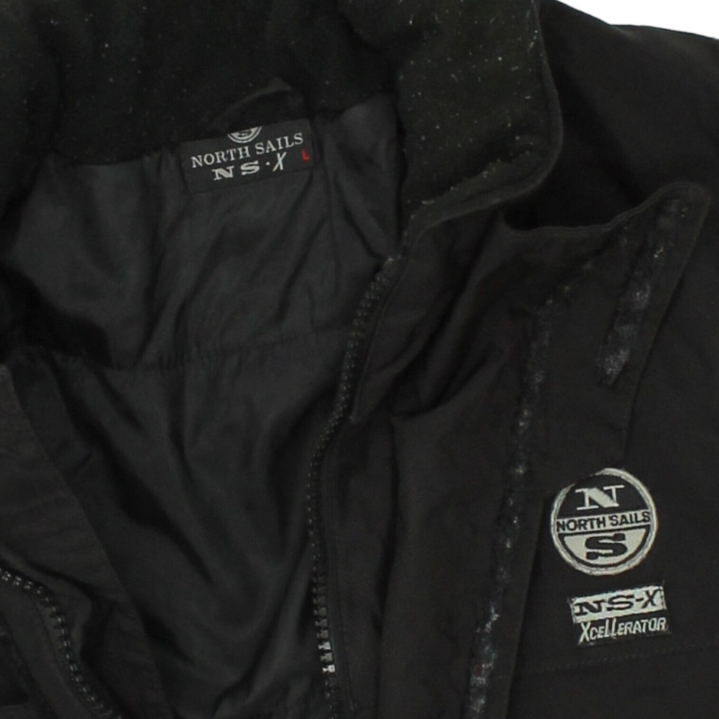 North Sails Black Quilted NS-X Xcellerator Coat | Vintage Sailing Designer VTG | Vintage Messina Hembry | Thrift | Second-Hand Messina Hembry | Used Clothing | Messina Hembry 