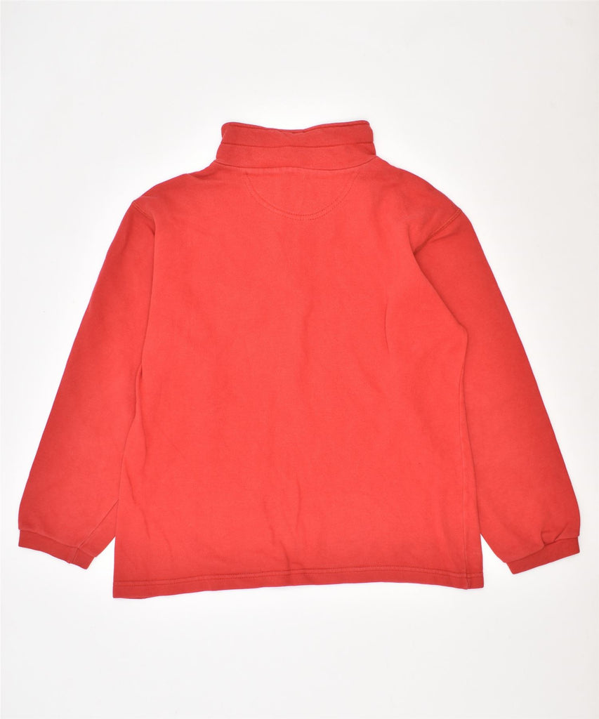 CHAMPION Boys Graphic Zip Neck Jumper Sweater 11-12 Years Red Cotton | Vintage | Thrift | Second-Hand | Used Clothing | Messina Hembry 