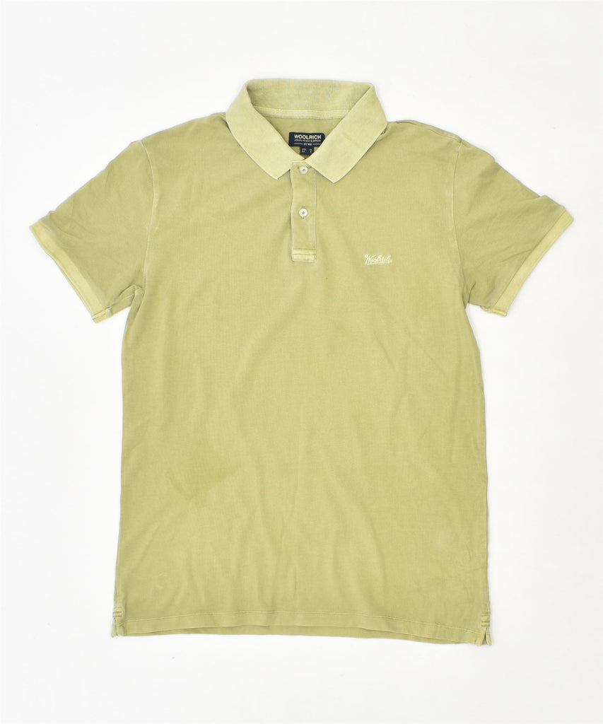 WOOLRICH Mens Polo Shirt Small Green | Vintage | Thrift | Second-Hand | Used Clothing | Messina Hembry 