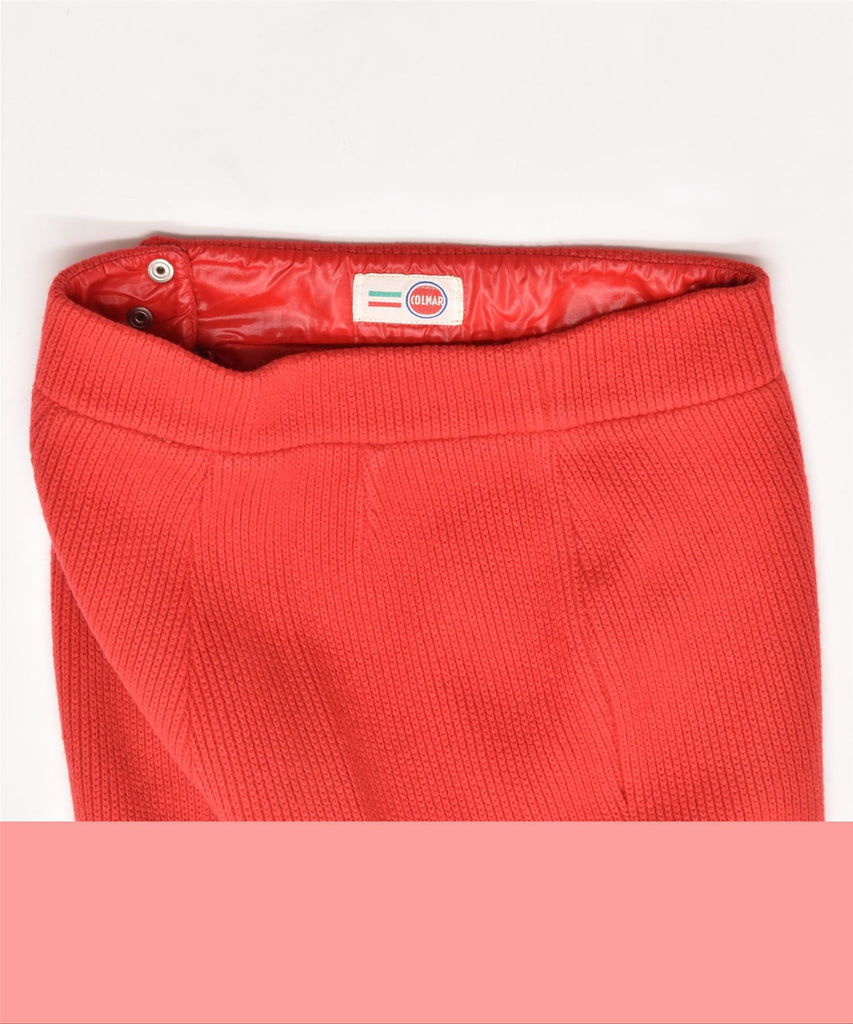 COLMAR Womens Straight Casual Trousers IT 46 Large W26 L30 Red | Vintage | Thrift | Second-Hand | Used Clothing | Messina Hembry 