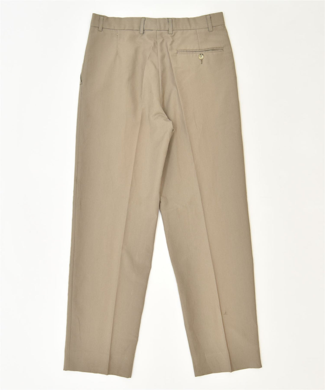 VINTAGE Womens Slim Suit Trousers IT 46 Large W32 L30 Khaki Classic | Vintage | Thrift | Second-Hand | Used Clothing | Messina Hembry 