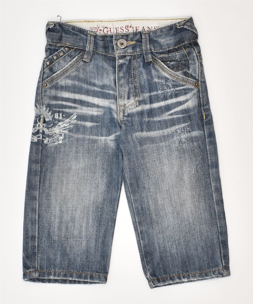 GUESS Girls Straight Jeans 9-12 Months Blue Cotton | Vintage | Thrift | Second-Hand | Used Clothing | Messina Hembry 
