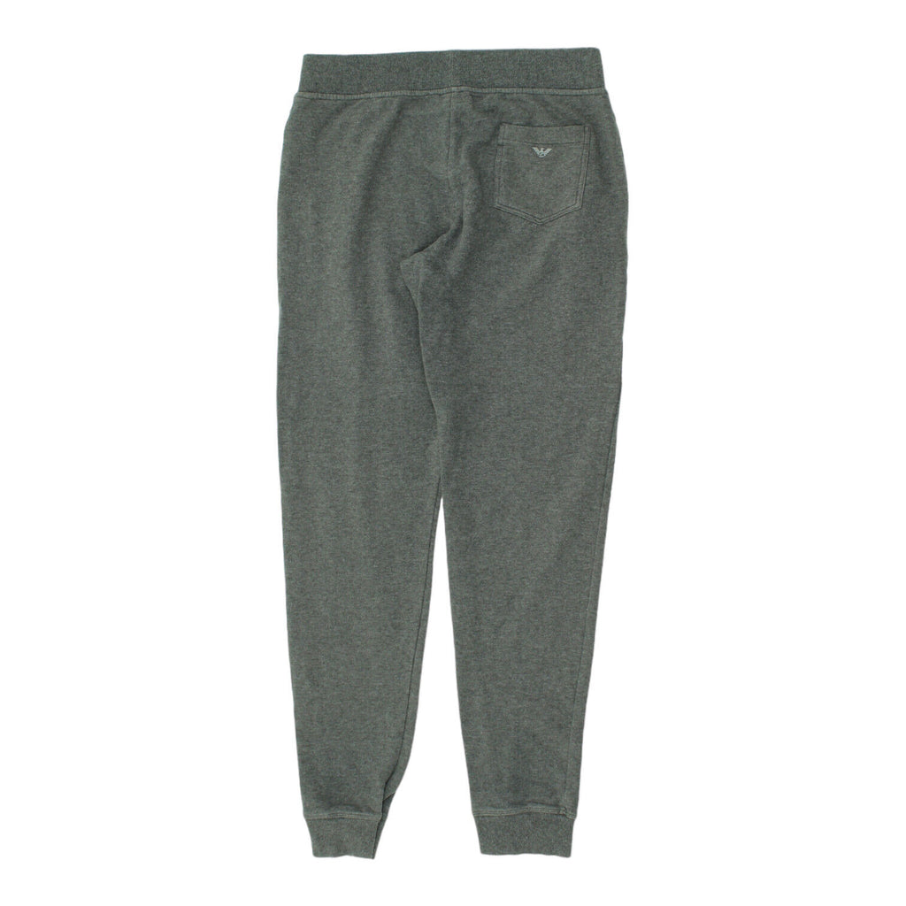 Armani Junior Kids Grey Tracksuit Bottoms | Vintage Designer Sweat Pants Joggers | Vintage Messina Hembry | Thrift | Second-Hand Messina Hembry | Used Clothing | Messina Hembry 