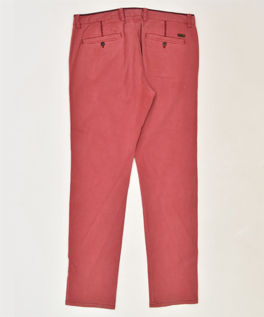 MASSIMO DUTTI Womens Slim Chino Trousers W36 L35 Red Classic | Vintage | Thrift | Second-Hand | Used Clothing | Messina Hembry 