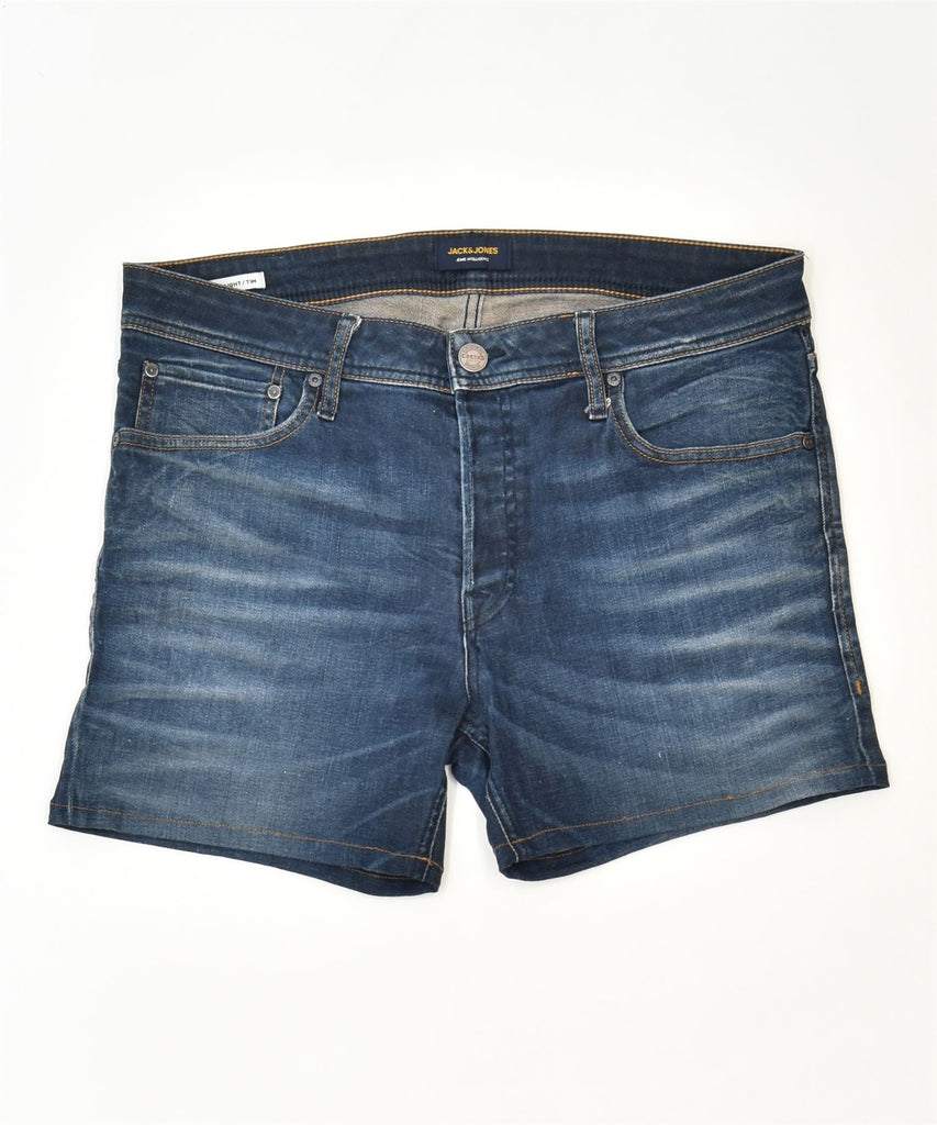 JACK & JONES Womens Tim Denim Shorts W36 Large Navy Blue Cotton Classic | Vintage | Thrift | Second-Hand | Used Clothing | Messina Hembry 