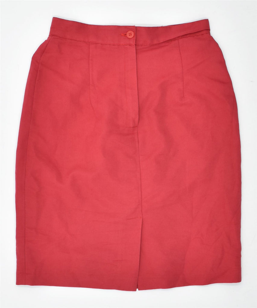 LOOK Womens Pencil Skirt W26 Small Red Vintage | Vintage | Thrift | Second-Hand | Used Clothing | Messina Hembry 