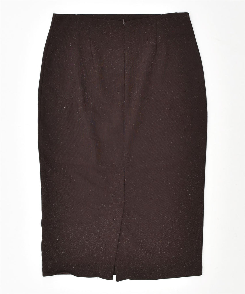 MAD PEOPLE Womens Pencil Skirt IT 46 Large W30 Brown Vintage | Vintage | Thrift | Second-Hand | Used Clothing | Messina Hembry 