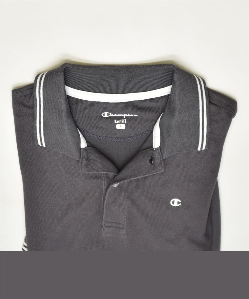 CHAMPION Mens Easy Fit Polo Shirt Small Grey Cotton | Vintage | Thrift | Second-Hand | Used Clothing | Messina Hembry 