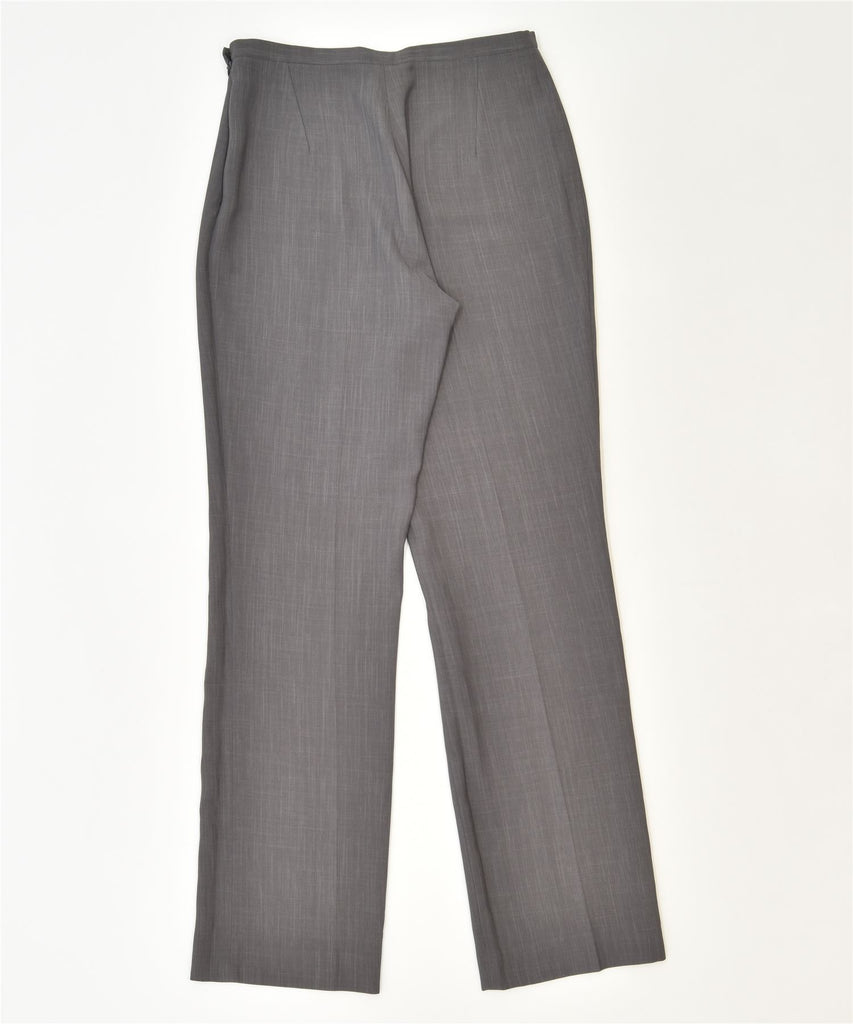 SPECCHIO Womens Straight Suit Trousers IT 46 Large W30 L32 Grey Classic | Vintage | Thrift | Second-Hand | Used Clothing | Messina Hembry 