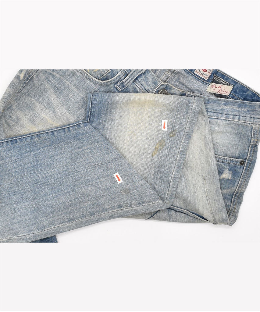 JACK & JONES Mens Straight Jeans W31 L34 Blue Cotton | Vintage | Thrift | Second-Hand | Used Clothing | Messina Hembry 