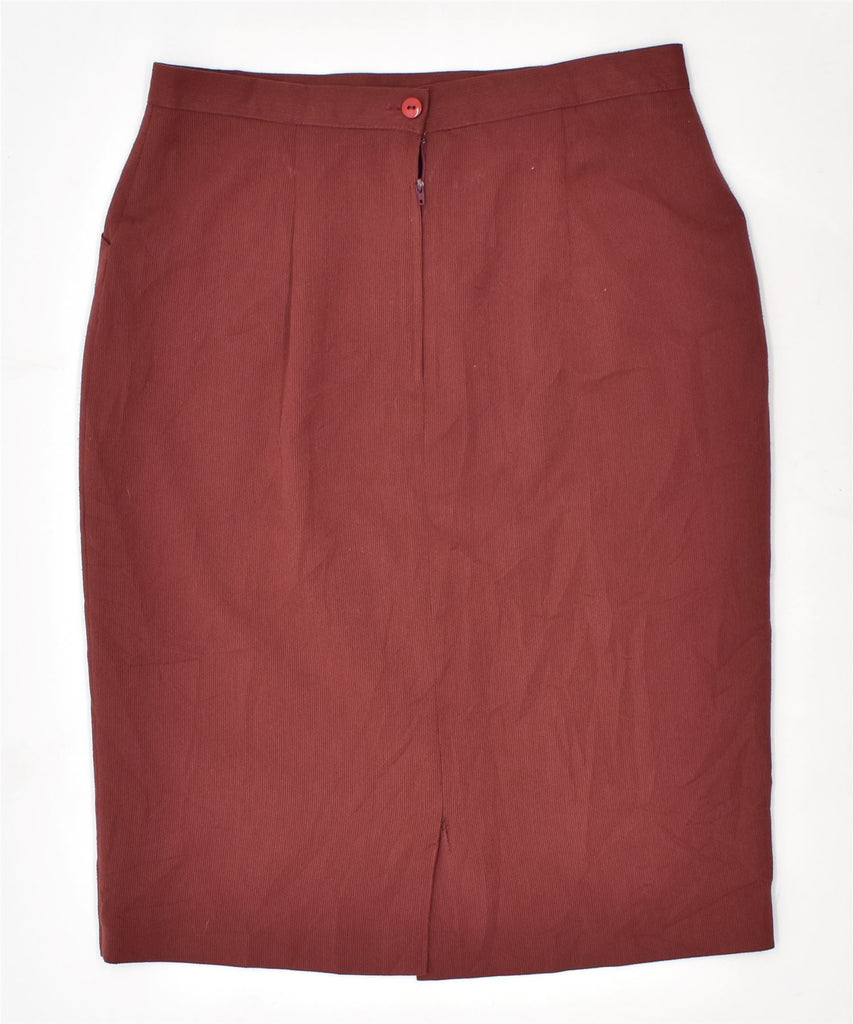 ANDREINA CASTELLANI Womens Pencil Skirt W30 Medium Red Vintage | Vintage | Thrift | Second-Hand | Used Clothing | Messina Hembry 