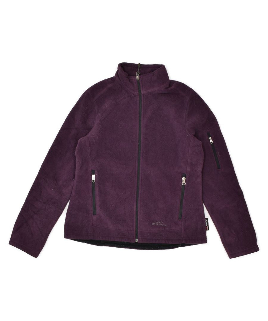 EDDIE BAUER Womens Fleece Jacket UK 6 XS Purple Polyester | Vintage | Thrift | Second-Hand | Used Clothing | Messina Hembry 