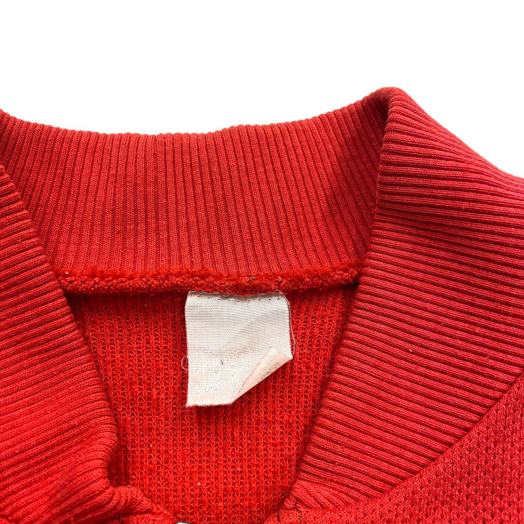 Champion Sweat Track Jacket | Vintage 80s Retro Sportswear Red Black VTG | Vintage Messina Hembry | Thrift | Second-Hand Messina Hembry | Used Clothing | Messina Hembry 