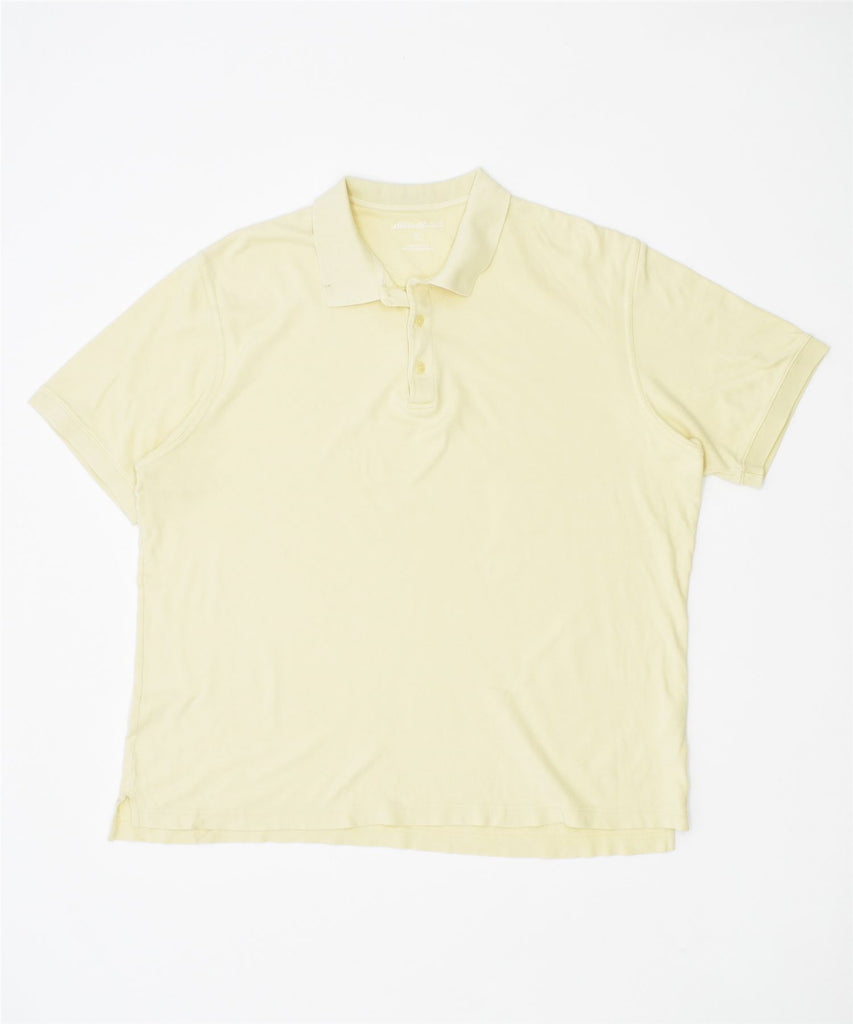 EDDIE BAUER Mens Polo Shirt XL Yellow Cotton | Vintage | Thrift | Second-Hand | Used Clothing | Messina Hembry 