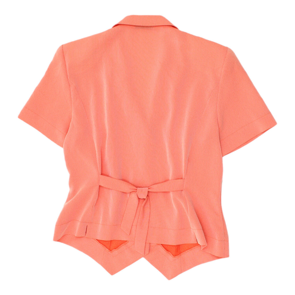 Givenchy En Plus Womens Pink Short Sleeve Blazer Jacket | Vintage Designer VTG | Vintage Messina Hembry | Thrift | Second-Hand Messina Hembry | Used Clothing | Messina Hembry 