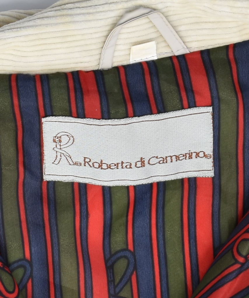 ROBERTA DI CAMERINO Womens Rain Jacket UK 20 2XL Beige | Vintage | Thrift | Second-Hand | Used Clothing | Messina Hembry 