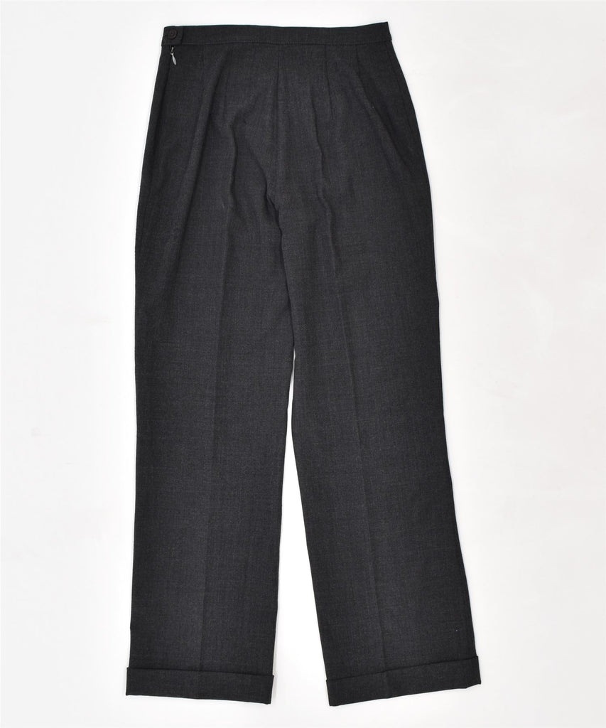 ESISTO Womens Straight Suit Trousers W26 L28 Grey Vintage | Vintage | Thrift | Second-Hand | Used Clothing | Messina Hembry 