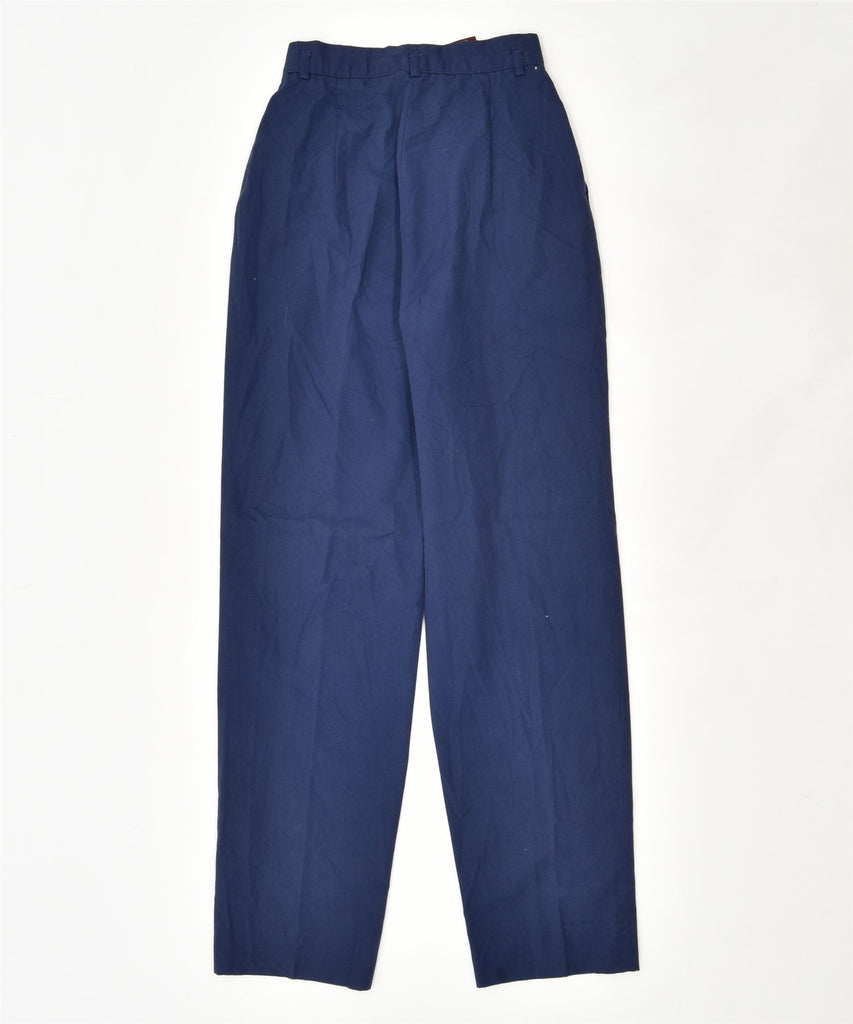 NEW TRADITIONS Womens High Waist Pegged Casual Trousers W22 L30 Blue | Vintage | Thrift | Second-Hand | Used Clothing | Messina Hembry 