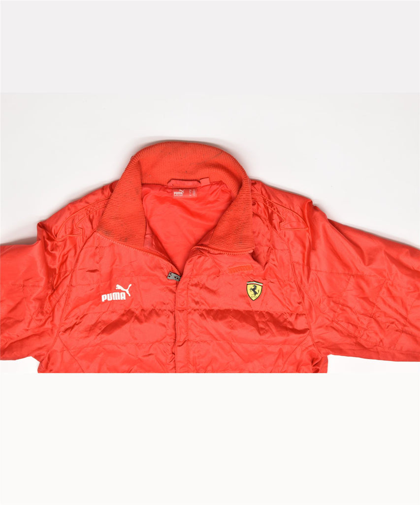 PUMA Boys Bomber Jacket 10-11 Years Medium Red Nylon | Vintage | Thrift | Second-Hand | Used Clothing | Messina Hembry 