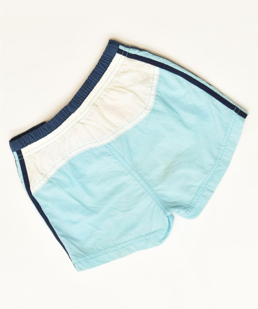 ADIDAS Boys Sport Shorts 9-12 Months Blue Colourblock Nylon Sports | Vintage | Thrift | Second-Hand | Used Clothing | Messina Hembry 