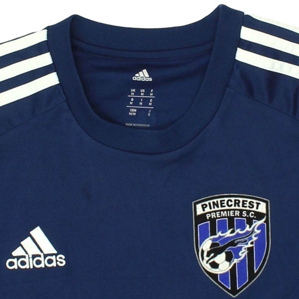 Pinecrest Premier SC Mens Navy Adidas Football Jersey | American Soccer Team | Vintage Messina Hembry | Thrift | Second-Hand Messina Hembry | Used Clothing | Messina Hembry 