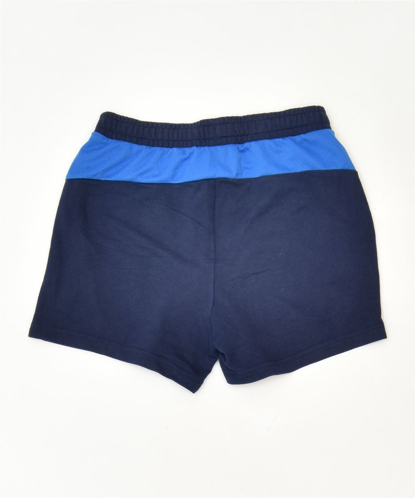 PUMA Boys Sport Shorts 9-10 Years Navy Blue Colourblock Sports | Vintage | Thrift | Second-Hand | Used Clothing | Messina Hembry 