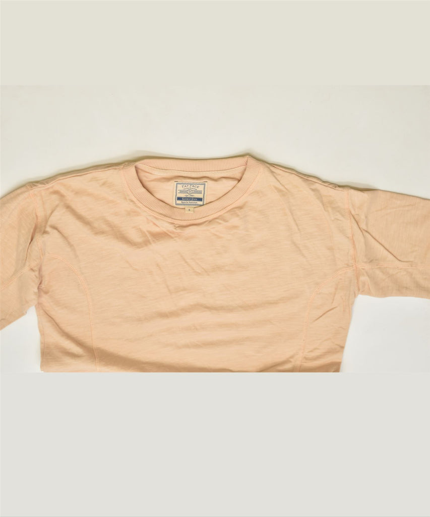 FAT FACE Mens Top Long Sleeve Small Beige Cotton | Vintage | Thrift | Second-Hand | Used Clothing | Messina Hembry 