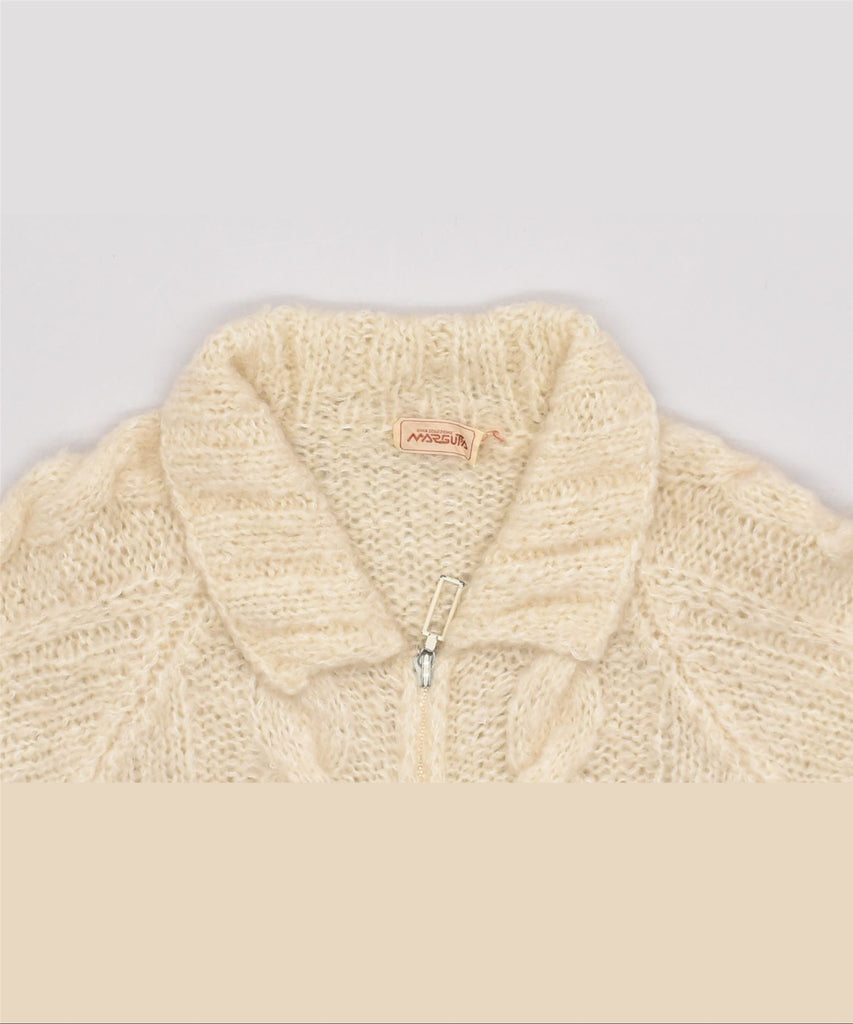 MARGUTA Girls Cardigan Sweater 14-15 Years Beige | Vintage | Thrift | Second-Hand | Used Clothing | Messina Hembry 