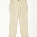 MASSIMO DUTTI Womens Slim Chino Trousers W28 Medium Beige Cotton | Vintage | Thrift | Second-Hand | Used Clothing | Messina Hembry 