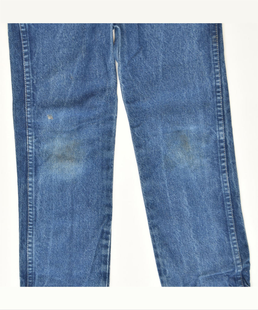 WRANGLER Girls Straight Jeans 7-8 Years W22 L22 Blue Cotton Classic | Vintage | Thrift | Second-Hand | Used Clothing | Messina Hembry 