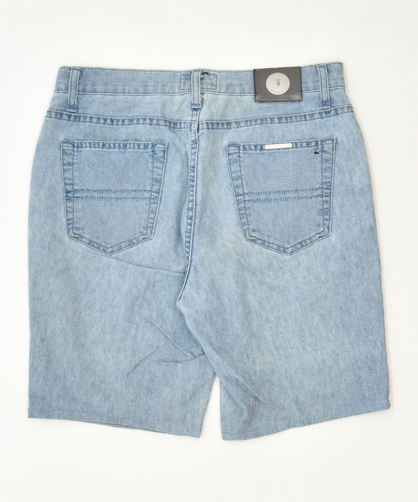 TRUSSARDI Womens Denim Shorts W28 Medium Blue Cotton | Vintage | Thrift | Second-Hand | Used Clothing | Messina Hembry 