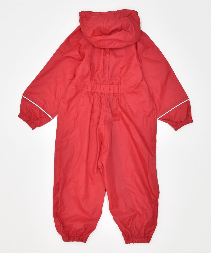 MOUNTAIN WAREHOUSE Boys Hooded Waterproof Jumpsuit 2-3 Years Red Vintage | Vintage | Thrift | Second-Hand | Used Clothing | Messina Hembry 