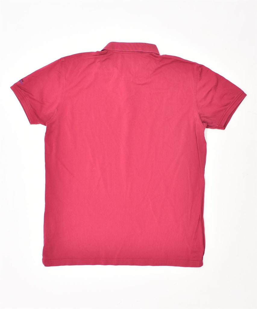 HARMOUNT & BLAINE Mens Slim Fit Polo Shirt 2XL Pink | Vintage | Thrift | Second-Hand | Used Clothing | Messina Hembry 