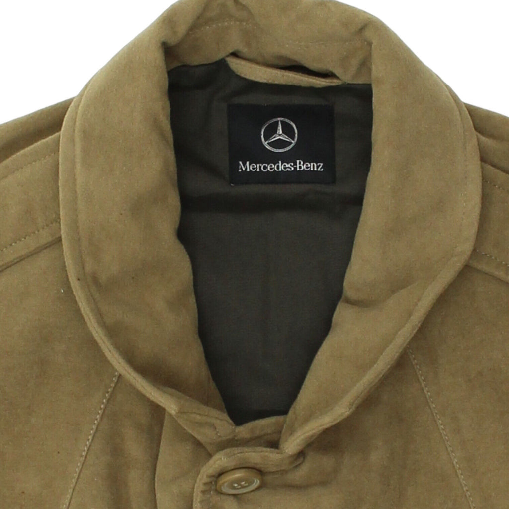 Mercedes-Benz Mens Green Cotton Coat | Vintage High End Luxury Designer Jacket | Vintage Messina Hembry | Thrift | Second-Hand Messina Hembry | Used Clothing | Messina Hembry 