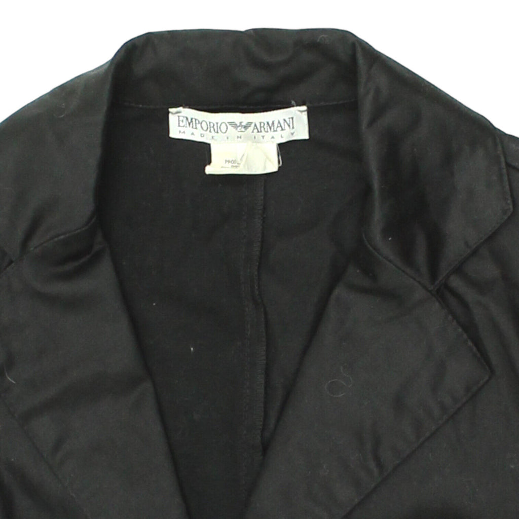 Emporio Armani Womens Black Blazer Jacket | Vintage High End Luxury Designer VTG | Vintage Messina Hembry | Thrift | Second-Hand Messina Hembry | Used Clothing | Messina Hembry 