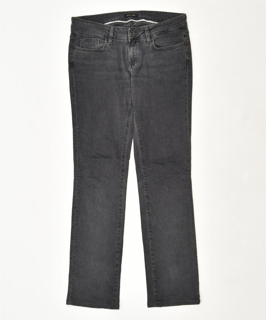 MASSIMO DUTTI Womens Straight Jeans W30 L31 Grey Cotton | Vintage | Thrift | Second-Hand | Used Clothing | Messina Hembry 