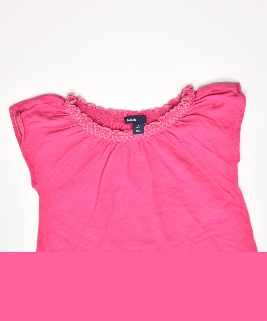 GAP Girls T-Shirt Top 6-7 Years Small Pink Cotton | Vintage | Thrift | Second-Hand | Used Clothing | Messina Hembry 