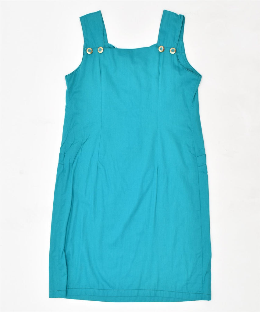 ARMONIE Womens Sleeveless Basic Dress IT 46 Large Turquoise Vintage | Vintage | Thrift | Second-Hand | Used Clothing | Messina Hembry 