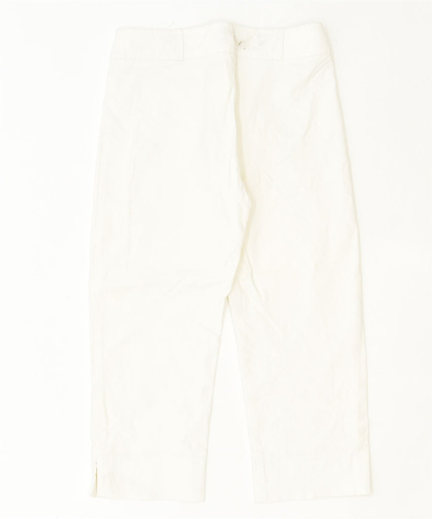 PIMKIE Womens Capri Trousers W26 L19 White Classic Vintage | Vintage | Thrift | Second-Hand | Used Clothing | Messina Hembry 