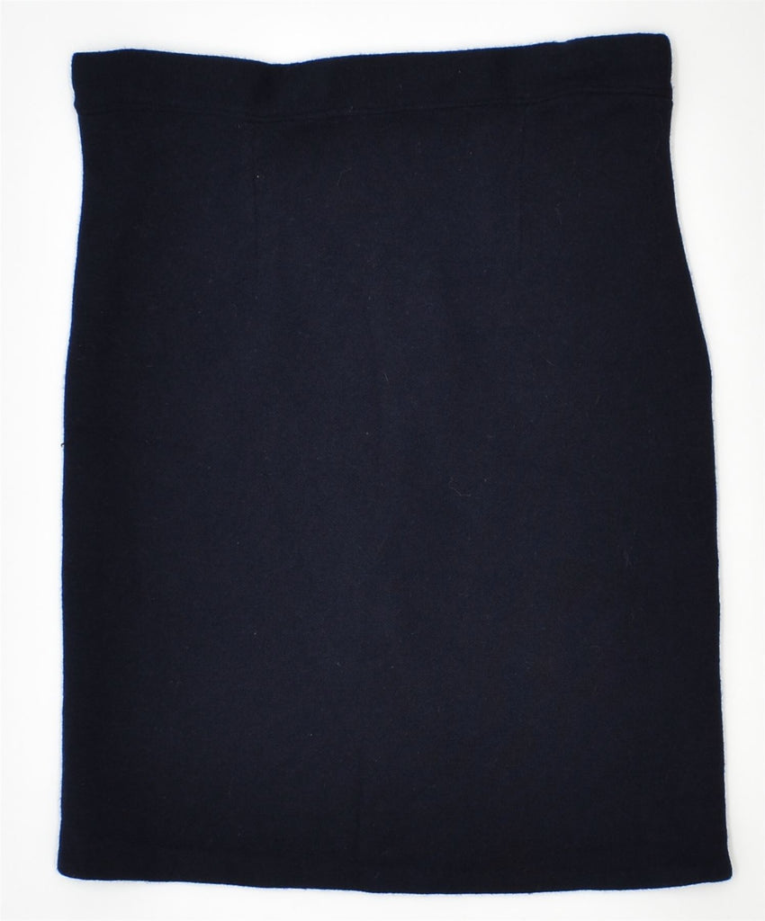 VINTAGE Womens Pencil Skirt Small W27 Navy Blue | Vintage | Thrift | Second-Hand | Used Clothing | Messina Hembry 