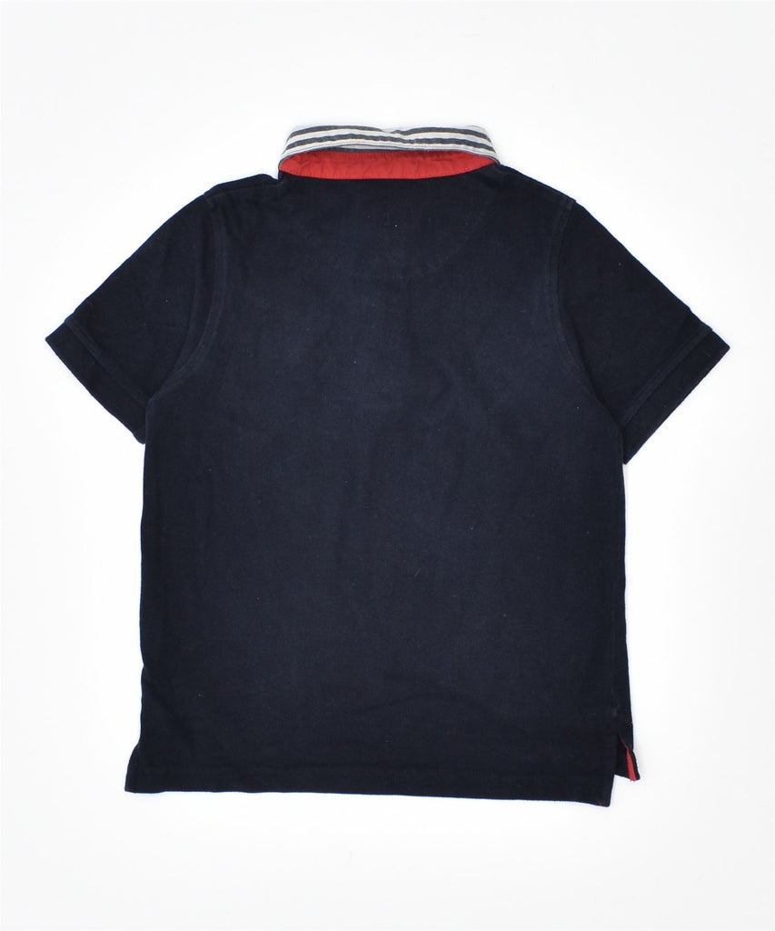 WOOLRICH Boys Polo Shirt 5-6 Years Navy Blue Cotton | Vintage | Thrift | Second-Hand | Used Clothing | Messina Hembry 