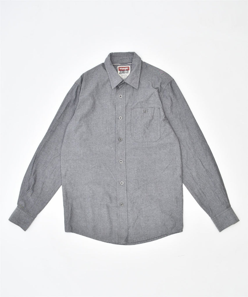 WRANGLER Mens Shirt Small Grey Cotton | Vintage | Thrift | Second-Hand | Used Clothing | Messina Hembry 