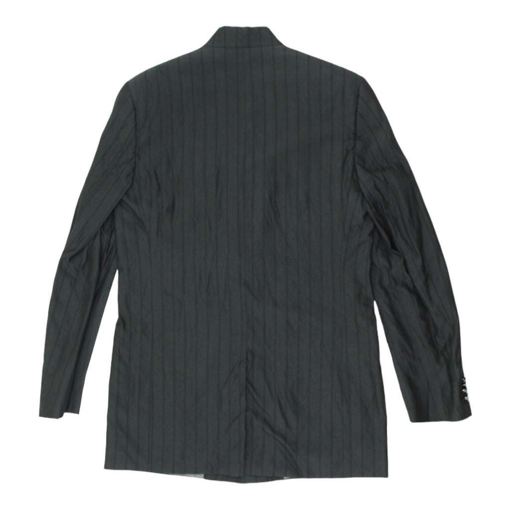 Renato Balestra Men Grey Grandad Collar Blazer Jacket | Vintage Designer VTG | Vintage Messina Hembry | Thrift | Second-Hand Messina Hembry | Used Clothing | Messina Hembry 