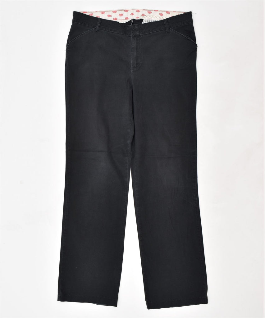 DICKIES Womens Straight Chino Trousers W38 L32 Black Cotton | Vintage | Thrift | Second-Hand | Used Clothing | Messina Hembry 