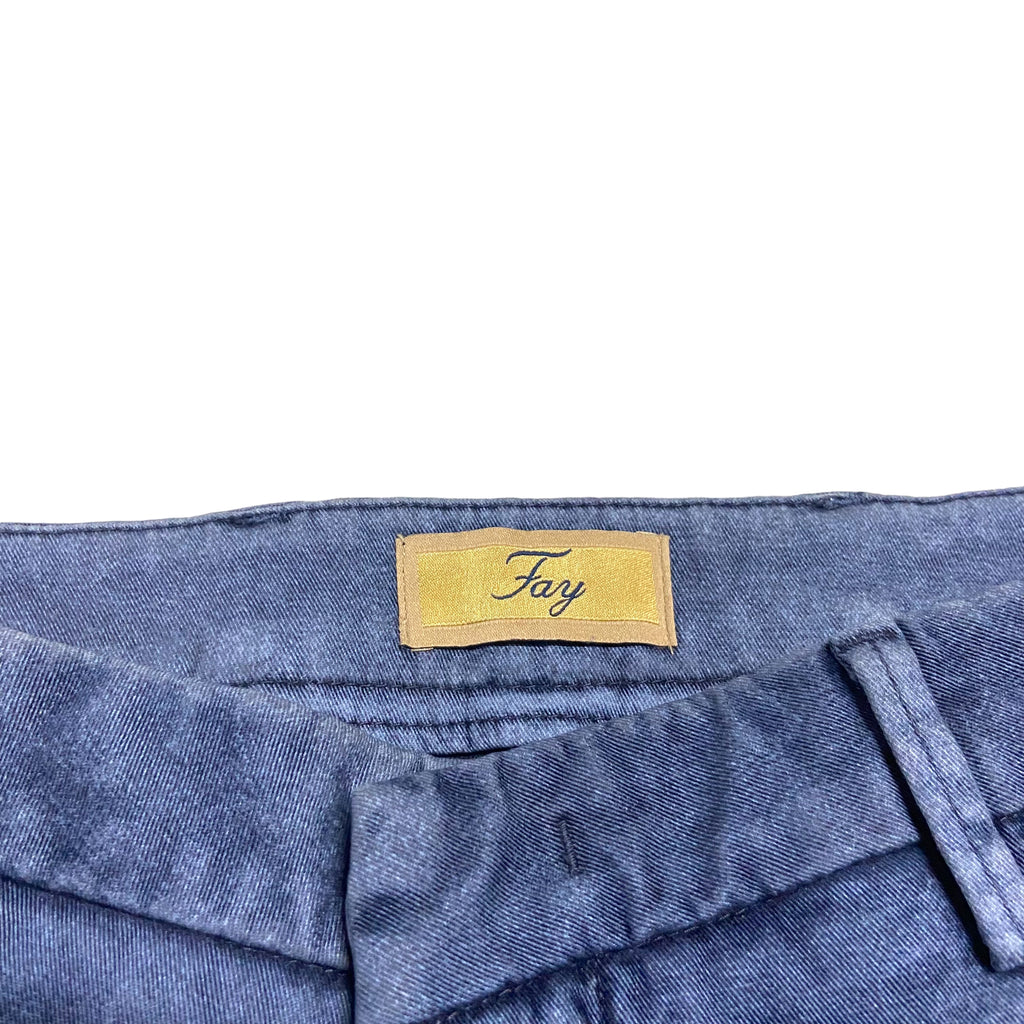 Fay Women's Low Rise Slim Jeans | Vintage Designer Cotton Viscose Blue VTG | Vintage Messina Hembry | Thrift | Second-Hand Messina Hembry | Used Clothing | Messina Hembry 