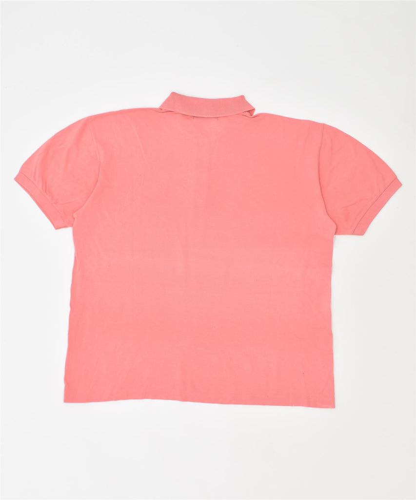 GYMNASIUM Mens Polo Shirt XL Pink Cotton Vintage | Vintage | Thrift | Second-Hand | Used Clothing | Messina Hembry 