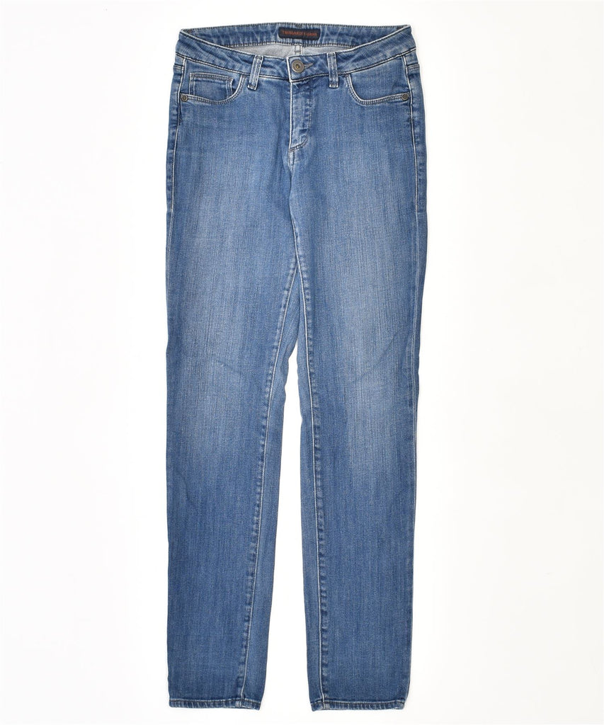 TRUSSARDI Womens Low Waist Skinny Jeans W26 L30 Blue | Vintage | Thrift | Second-Hand | Used Clothing | Messina Hembry 