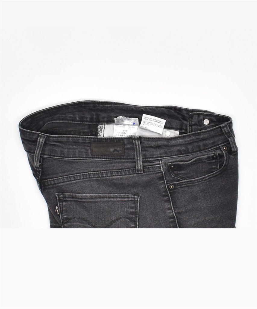 LEVI'S Womens Slim Jeans W27 L26 Black | Vintage | Thrift | Second-Hand | Used Clothing | Messina Hembry 